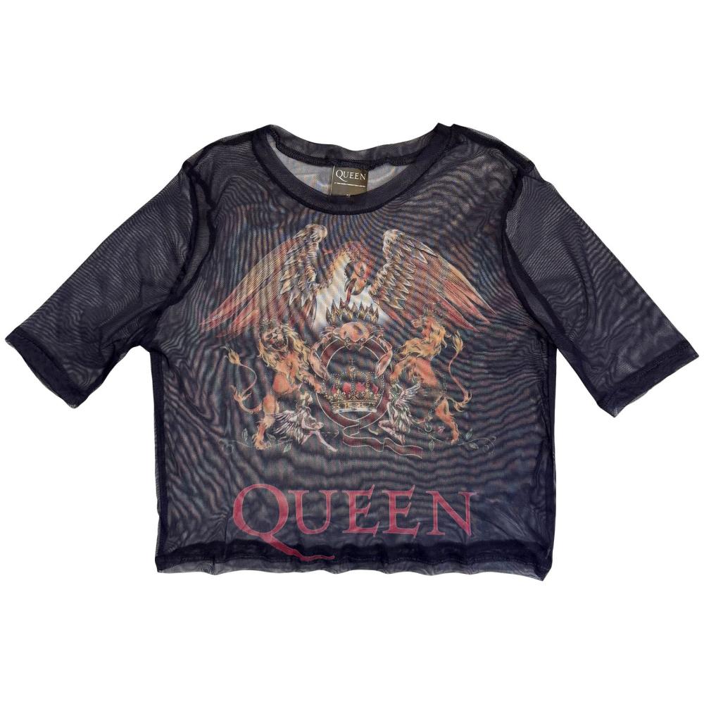 Queen - Classic Crest Crop top - Dark blue